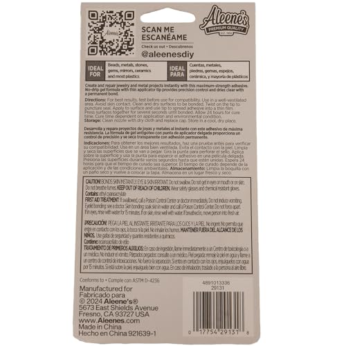 Jewelry & Metal Glue – No Drip Instant Adhesive – Waterproof for Repairing Necklaces, Bracelets, Earrings – 3 Pack - Image 6