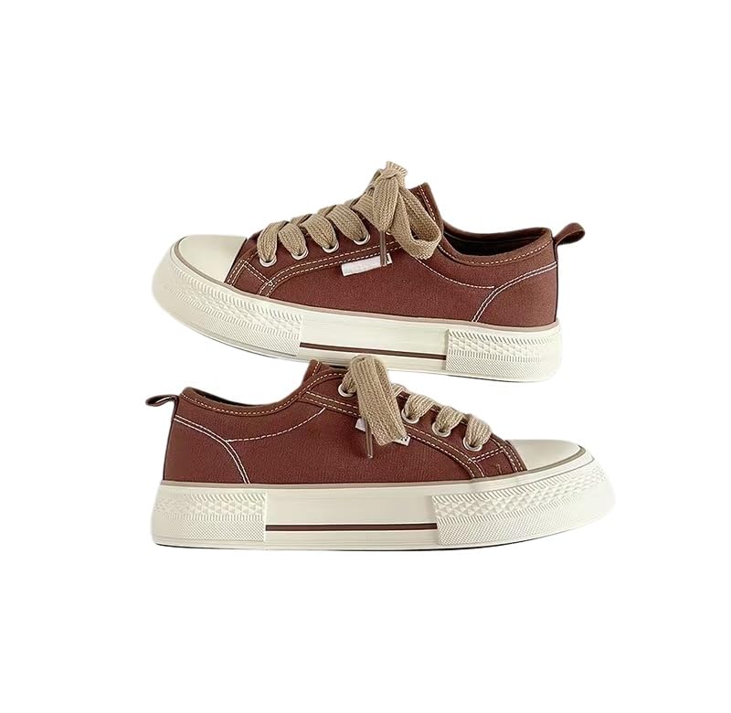 Sneakers Donna,Sneakers Basse Classiche da Donna in Tela, Casual, con Lacci E Suola Imbottita per Il Massimo Comfort.