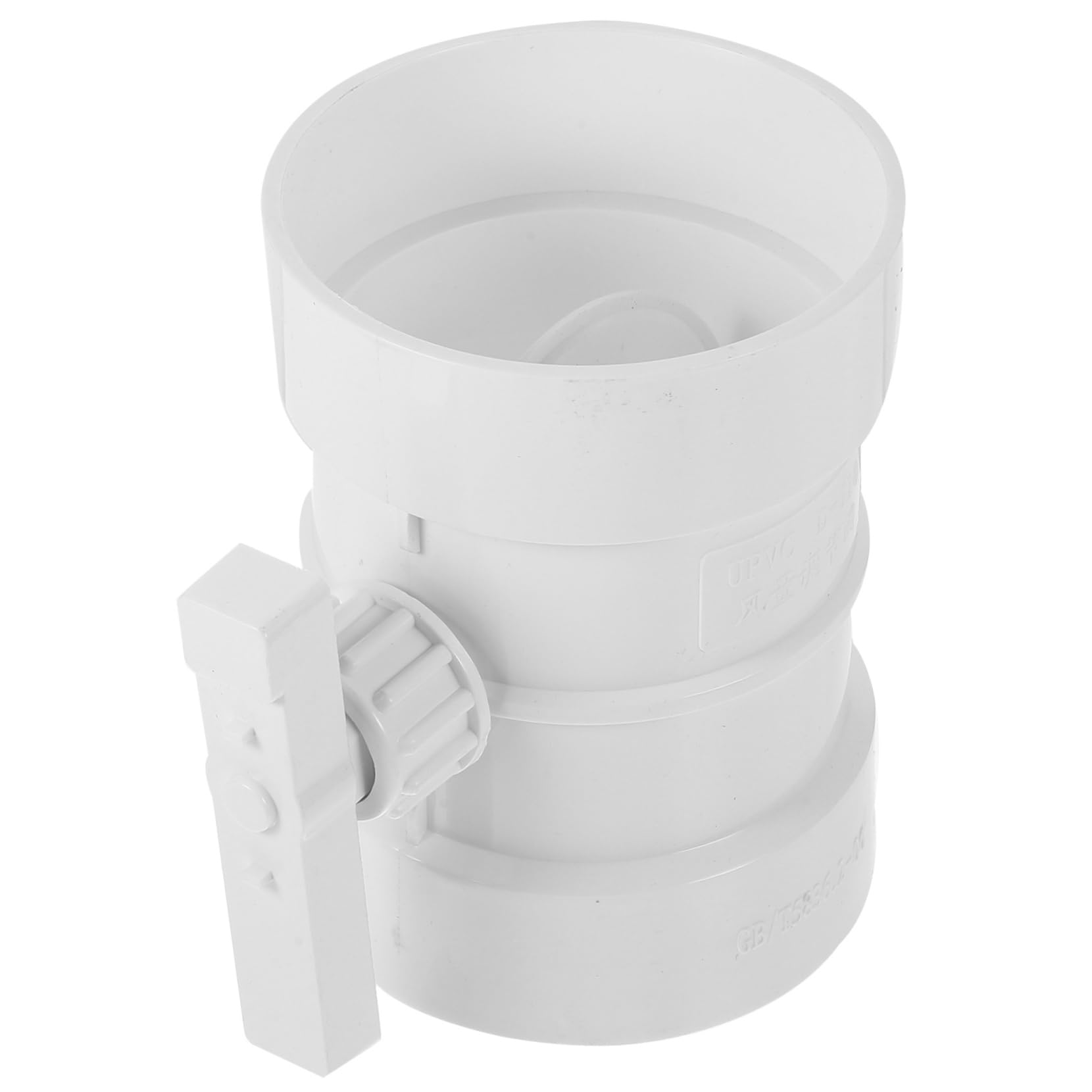 Vanne de régulation UPKOCH en PP beige pour conduit de ventilateur