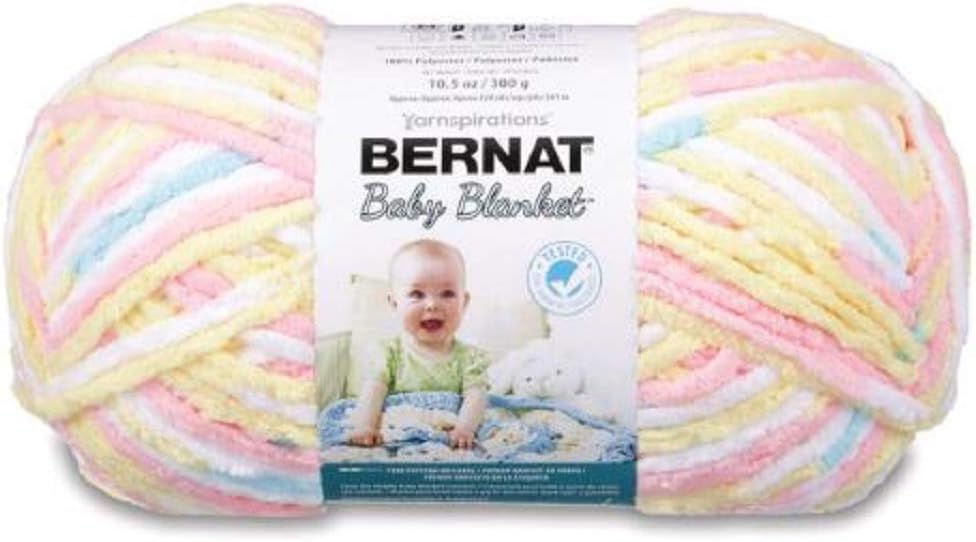 Bernat Baby Blanket Big Ball Yarn (2-Pack) Pitter Patter 161104-04616