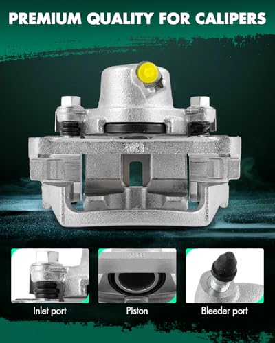 Image of SCITOO 19B1655 Rear Right Disc Brake Caliper w /Bracket For Lexus For LX450 1996-1997,For Toyota For Land Cruiser 1993-1997,Single Piston