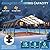 Wisteria Lane 20'x20' Metal Carport with Updated Roof & Enhanced Base, Heavy Duty Canopy Carport Garage, Vertaile for Car, Truck, Boat, Tractors, Party, Dark Gray