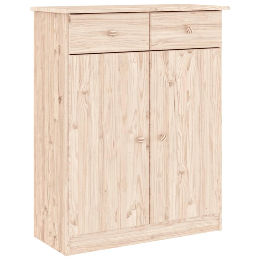 Scarpiera ALTA 77 x 35 x 96 cm in legno massello di pino