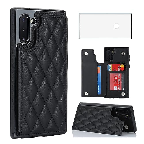 Accessoires Samsung Galaxy Note 10 5G avec protège-écran et porte-cartes en cuir