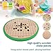 5 in 1 Wooden Intelligence Multifunctional Sudoku Puzzle Board Game, Desktop Sudoku Puzzle, Educational Toy with Checkers, Flying Chess, Gobang, Single Nobles,