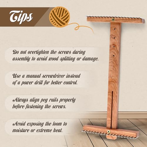 image for Savina Adjustable Tapestry Weaving Loom, Small Expandable 3.5in to 11.