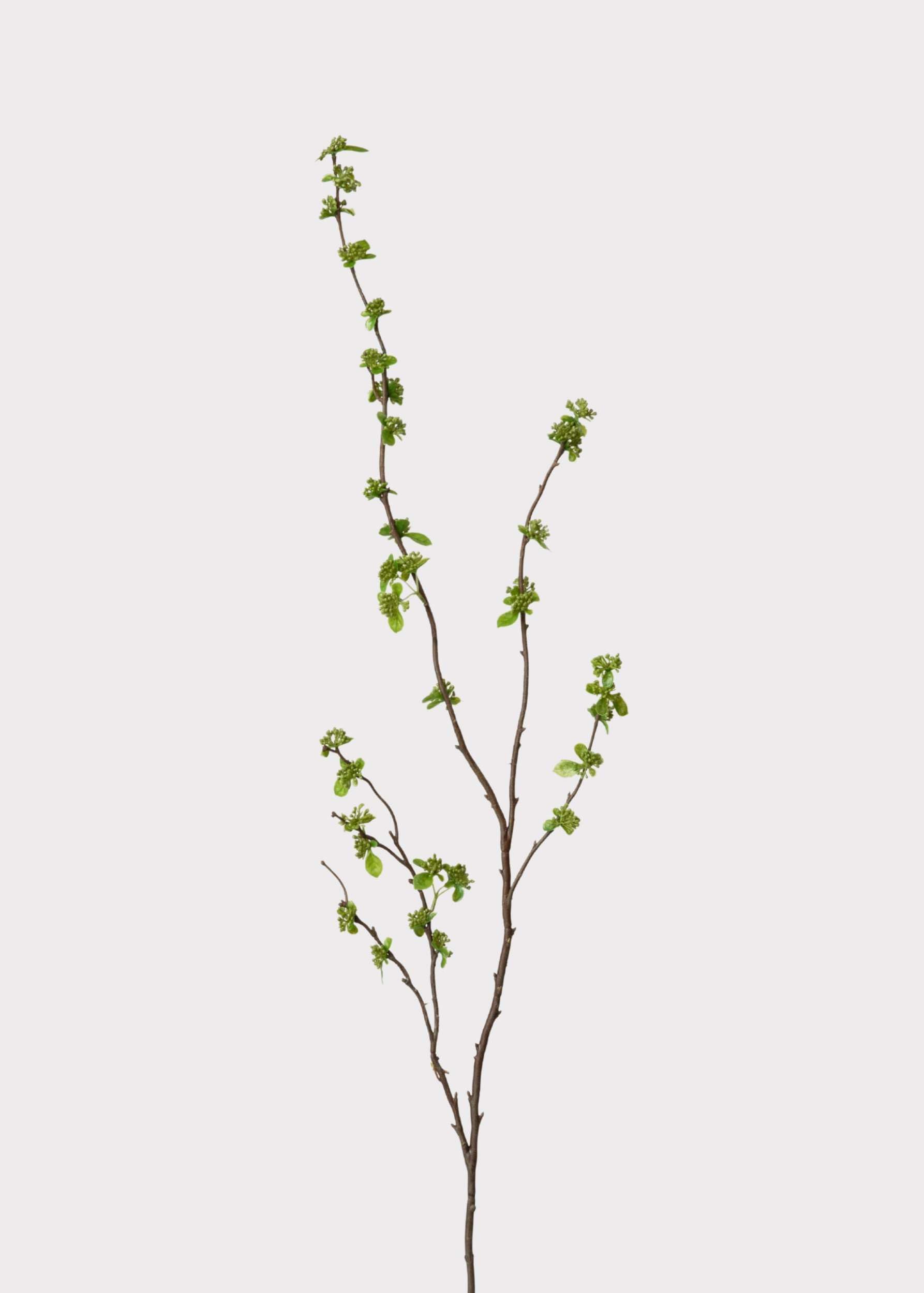 Artificial Branch with Green Buds - 40"