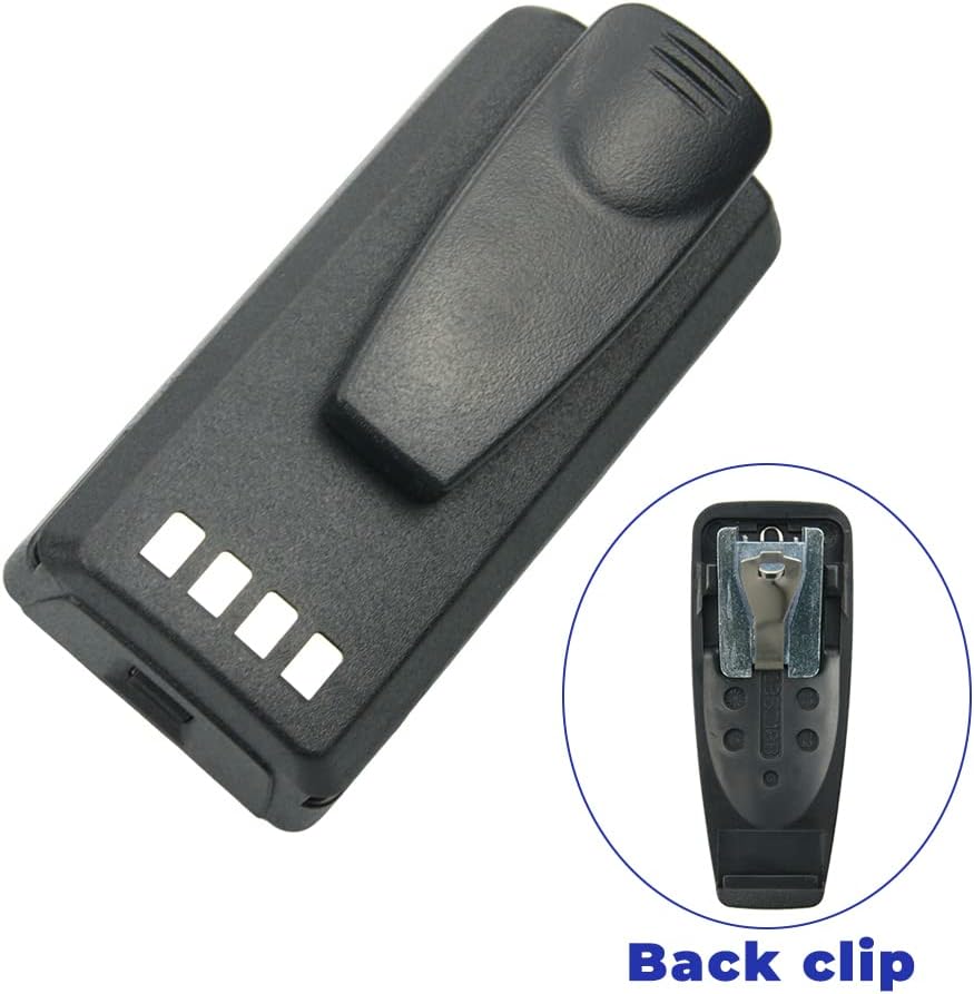5X 2200mAh PMNN4080 Li-ion Battery Compatible with CP1200 CP1300 CP1600 CP185 CP476 EP350 2-Way Radios Battery PMNN4081 PMNN4081AR PMNN4082 PMNN4476A PMNN4404ART PMNN4082BR Replacement with Belt Clip