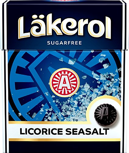 Licorice Seasalt Lakerol bonbon réglisse sel de mer 24x25g