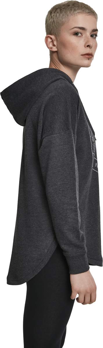 MERCHCODE Ladies Linkin Park Oml Oversize Hoody Felpa Donna (Pacco da 1)