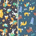 Hello Bello Taille Premium de couches pour bébés 5 Les 18 Nombre de Ultra Absorbent et super doux, et Eco-friendly nuit jetable couches pour bébés et les tout-petits Je sleepy Sloths