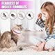 Katzenhalsband, Katzenhalsbänder 4 Piezas, Haustierhalsbandgürtel, Weichem Silikon Katzen Halsbänder, Effektiver Schutz für 8 Monate, Verstellbar und Wasserdicht (mit Eine Kiste)