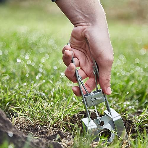 Defenders STV312 Mole Claw Trap (Catch and Kill Trap to Control Moles, Protects Lawns and Gardens, Durable, Rust-Free, All-Weather Design), Silver, 8.0 cm*22.0 cm*10.5 cm