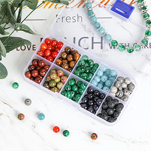 SOSMAR 200pcs Stone Beads - Image 3