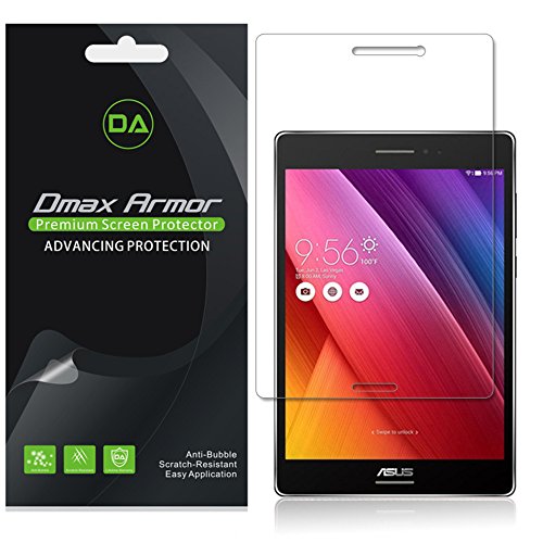 Dmax Armor [3-Pack] for Asus Zenpad S 8.0 (Z580C) Screen Protector High Definition Clear Shield
