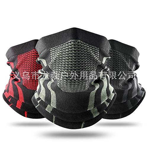 Cobertura facial para ciclismo,Lianai Ciclismo Proteção Facial Polaina de Pescoço Respirável Esticáv