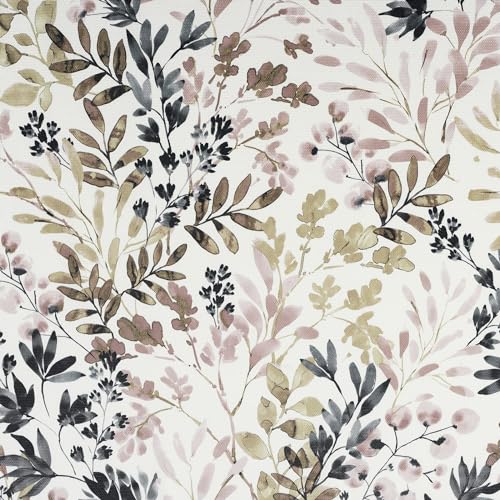 No. 918 Amelie Botanical Print Energy Saving Grommet Curtain Panel, 48" x 84", Blush by No. 918 - Image 5
