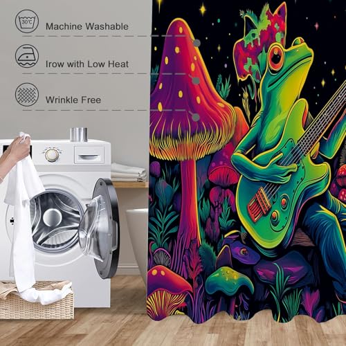Rideau de douche lavable machine fini les moisissures en tissu - 5