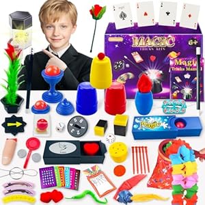 Mekkyes Zauberkasten 80+ Zaubertricks Set Kinder