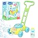 Peppa Pig Tagliaerba Giocattolo da Bambino Spara Bolle di Sapone, Giochi da Giardino per Bambini 3+, Liquido Bolle Sapone incluso