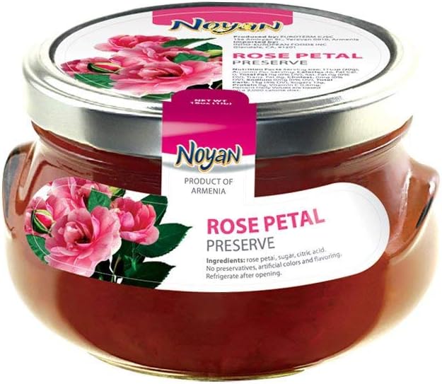 Rose Petal Preserves 1 Lb. 100% Organic. Armenia (Kosher)