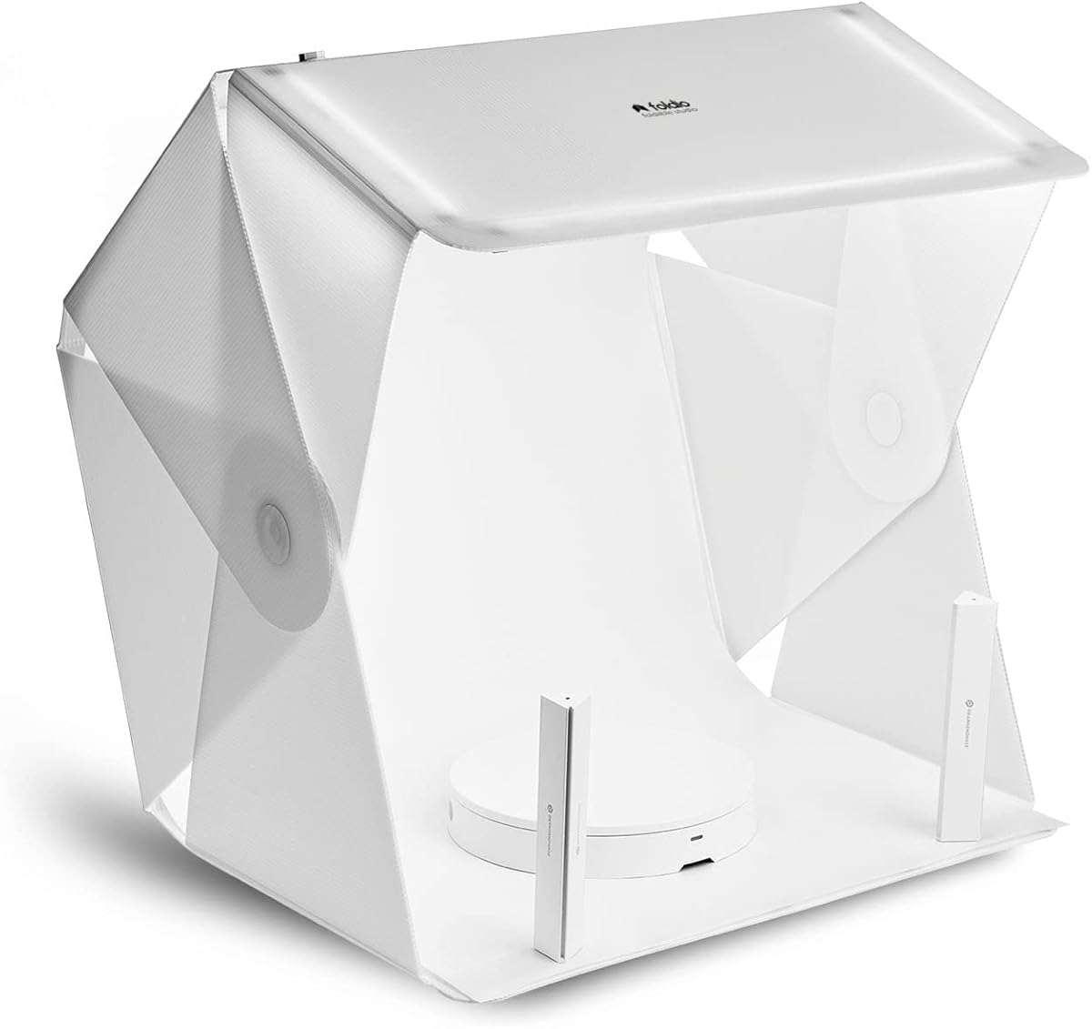 Foldio3 + 360 Studio Set (Photo lightbox Studio with 360 Photography Turntable Set / 25inch Photo Light Box / 10inch Bluetooth 360 Turntable Included | ORANGEMONKIE)