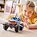 Lego 42134 Technic Monster Jam Megalodon, 2-in-1 Pull-Back Shark Car for Lusca Low Racing Car