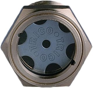 Trico Zinc Plated Steel 3-D Viewport with Glass Lens and Baffle, 50 psi Pressure, 1/2