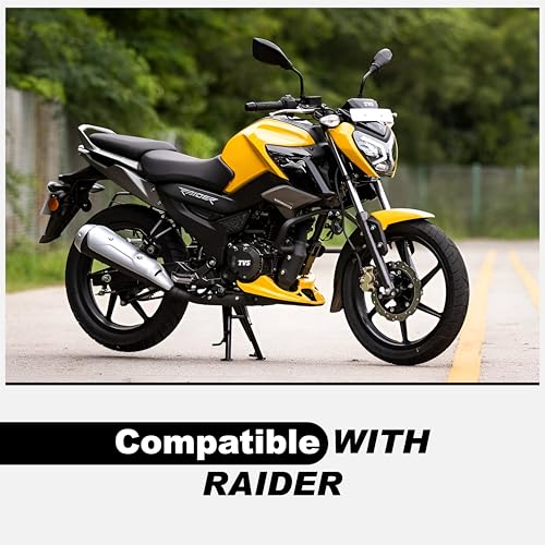Image of OBEROI'S TRADERS Stainless Steel Front Brake Oil Cap Guard for RAIDER | Disc Brake Fluid Reservoir Protector Cover | Premium Bike Accessories (silver)