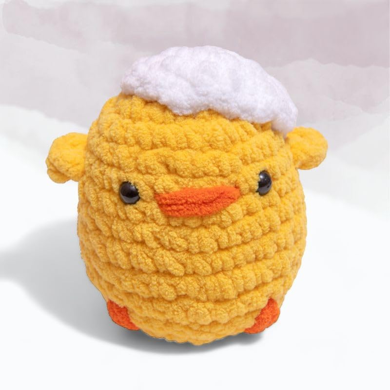 Fuzzy Cuddles Handmade Crochet Chickpea Plush Toy - Cute Knitted Baby Chick, Kids Toy (B0D8FZMMPL) Amazon Price History, Amazon Price Tracker