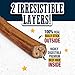Cadet Bully Hide Sticks for Large Dogs, All-Natural Beef Pizzle, Limited-Ingredient Long-Lasting Dog Chews for Aggressive Chewers, 1 Count