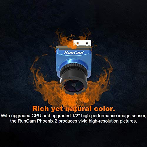 RunCam Phoenix 2 Micro FPV Camera 1000TVL FOV 155° Super Global WDR Day&Night Freestyle Cam with 2.1mm Lens 4:3/16:9 Switchable for RC FPV Racing Drone Quadcopter - Thumbnail 7