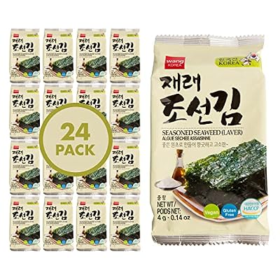 Wang Korean Seaweed Snack, Classic and Kimchi