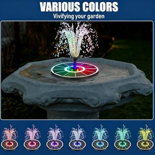 Fuente solar para estanque de jardín: decora sin cables ni gasto eléctrico 5