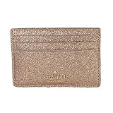 Kate Spade New York WLRU5774 Joeley Glitter Small Slim Card Hold Case Wallet Rose Gold