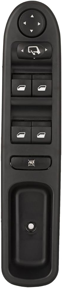 WarmCare Driver Side Master Control Window Switch Electric Power Front Left For Peugeot 307CC 307 SW CC 6554.KT