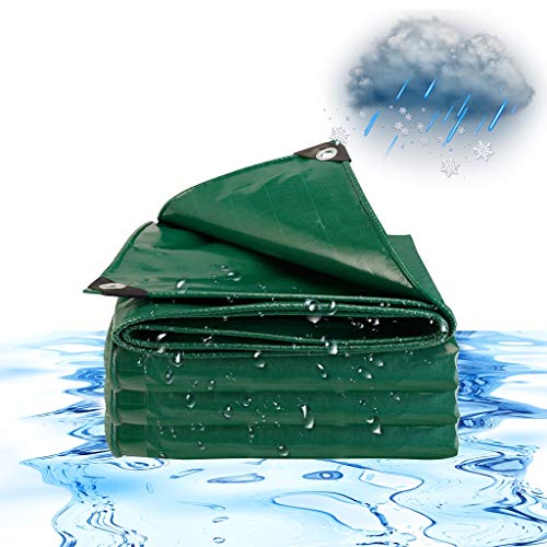 wasserdichte Plane Für Aussenbereich, 15Mil Mit Ösen Schutzplane Abdeckplanen Für Balkon Boden Camping Pavillon Gartenmöbel Gartenlounge