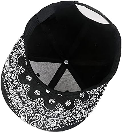 Trucker Hat Fashion Mens Women Snapback Hats - Flat Bill Brim Hat Adjustable Baseball Cap