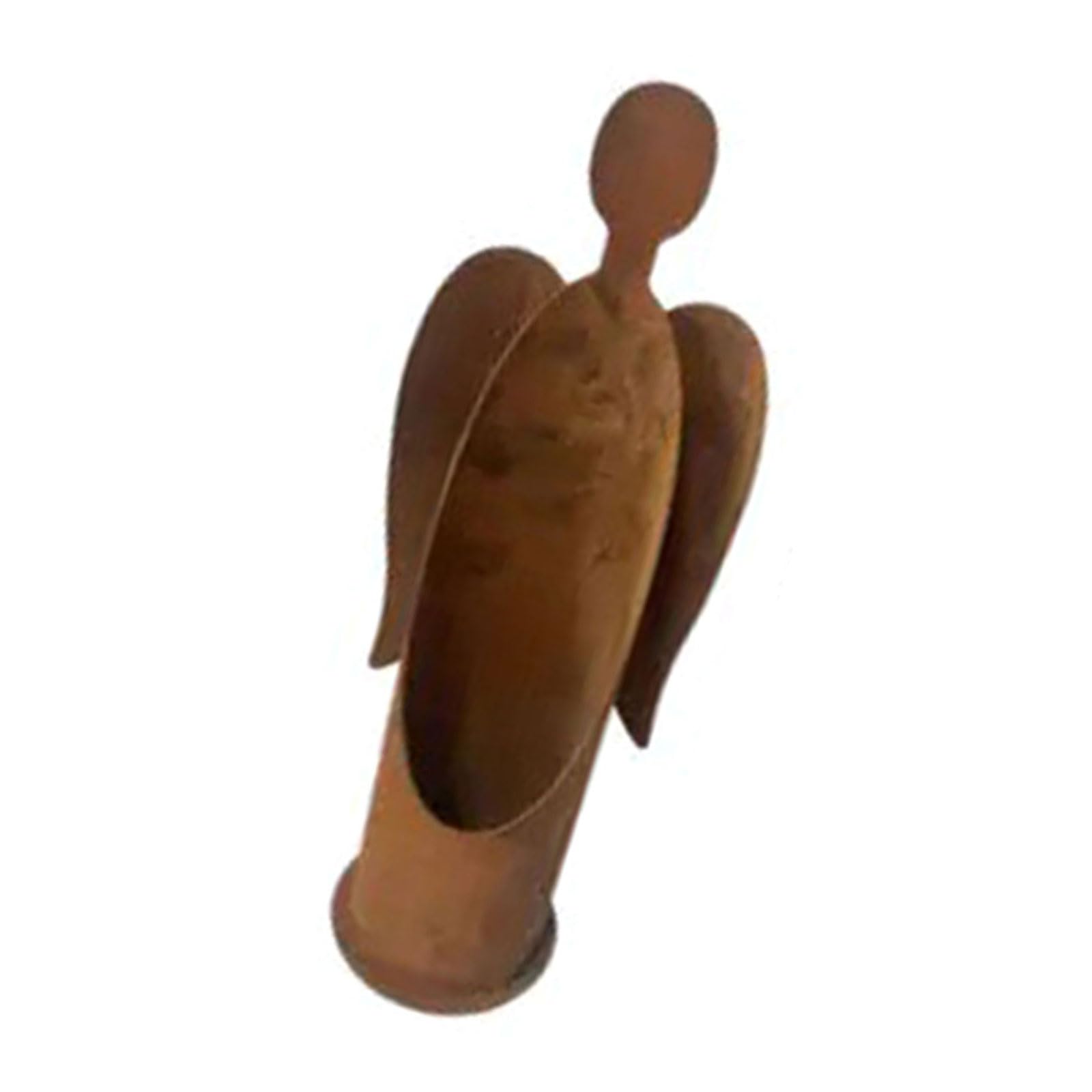 our fave Wind Resistant Holders Outdoor Garden Decoration Rustproof Angell Holders Iron Metal Sculpture Ornament Figurines