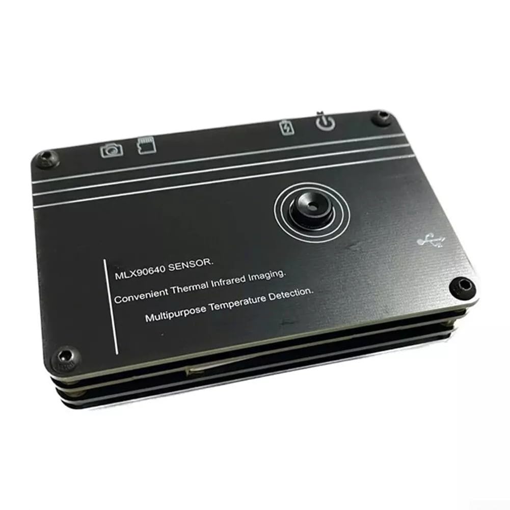 1 cámara termográfica, sensor de imagen térmica LCD de 3.2 pulgadas, cámara de imagen térmica con termómetro D