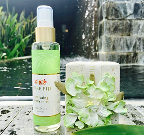 Pure Fiji Hydrating Dry Body Mist Oil - Moisturizing Body Spray -Essential Natural Oil- Hair And Body Oil With Vitamin E, Starfruit, 3 Ounce #TOP2