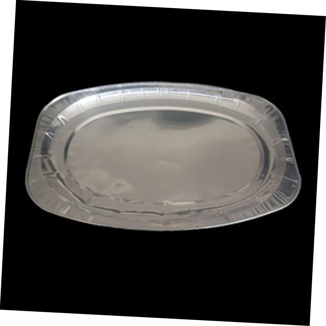 Aluminium Foil Dish 20pcs Disposable Serving Plates Oval Tray for Parties Bbq Banquet Catering Food-safe Random Style