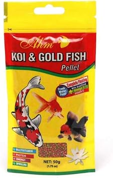 Ahm Koi Goldfish Pellet 50 Gr Fish Food