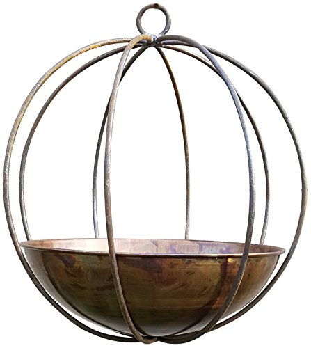 Passage Mg-Wok-14-Cb Hanging Planter, Burnt Copper #TOP3
