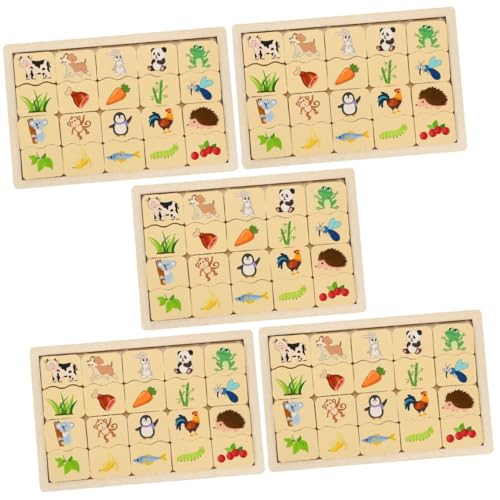 Puzzle éducatif cognition précoce en bois pour développer la mémoire des enfants