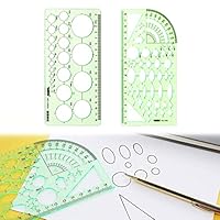 Righello A T Trasparente 30 Cm | Doppia Scala CM E Pollici | Per Disegno Tecnico, Scuola E Ufficio - Foto 12