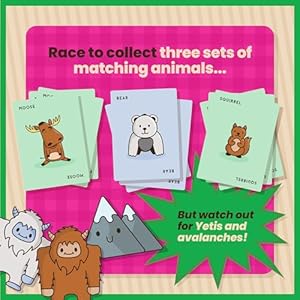 Moose Match Mayhem by Taco Cat Goat Cheese Pizza–A Wild Adventure Speed Matching Card Game Easy Fast and Fun for Family Game Night for Kids Ages 7 Teens Adults