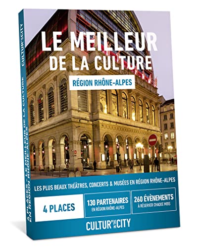 Cultur’in The City - Coffret Cadeau - Divertissement - Sorties Culturelles Rhône-Alpes - 4 Places Cover