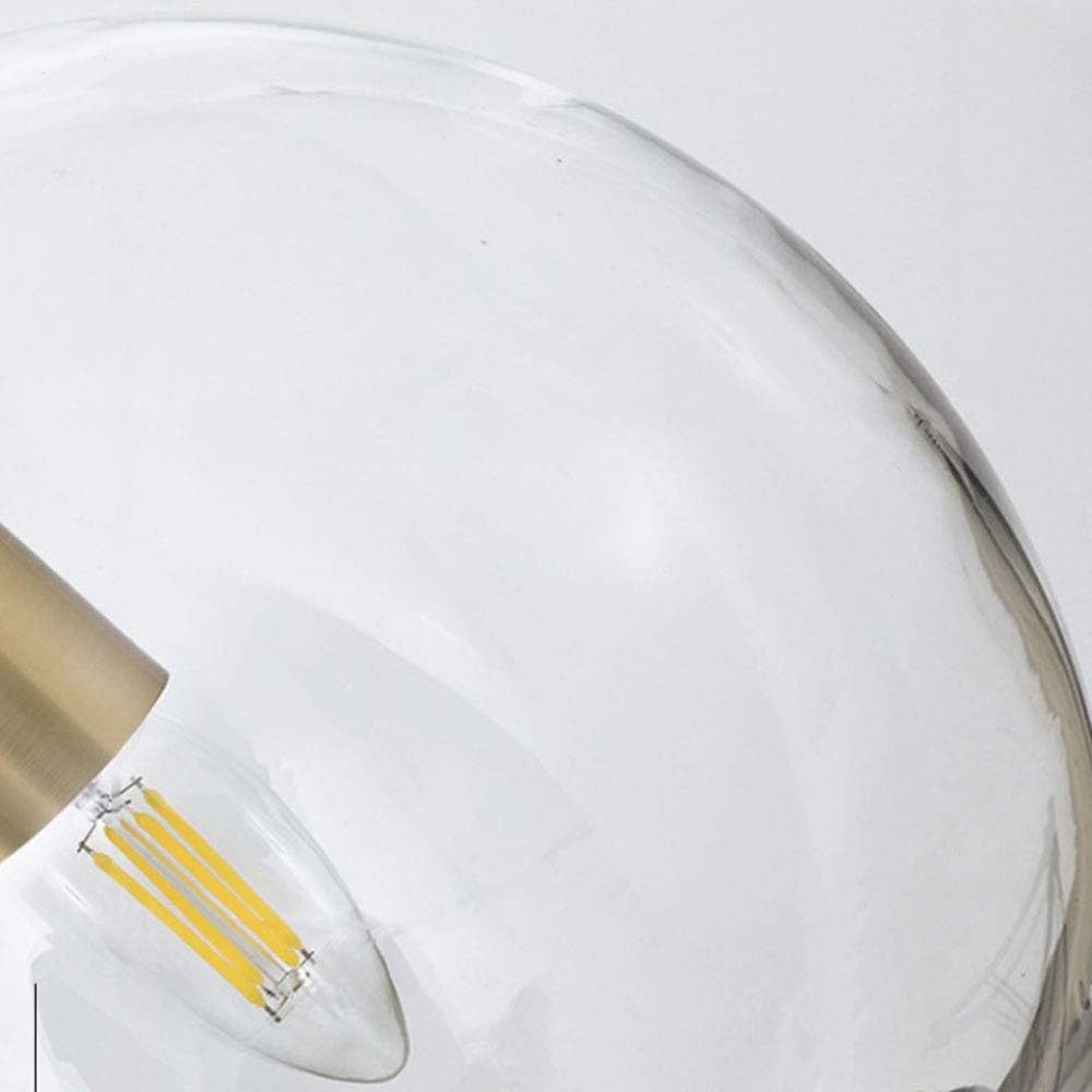 Machine Creative Glass Chandelier Simple Modern Single Head Industrial Wind Nordic Pendant Lamps for Kitchen Island Dinning Room Bedroom (Size : B)