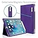 iPad Pro 9.7 Case, [Corner Protection] CaseCrown Bold Standby Pro (Purple) Case w/Apple Pencil Holder for iPad Pro 9.7 Inch 2016 - Sleep/Wake, Hand Grip, Multi-Angle Viewing Stand